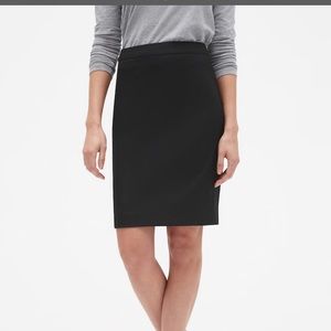 Classic Black Bi-Stretch Tailored Pencil Skirt